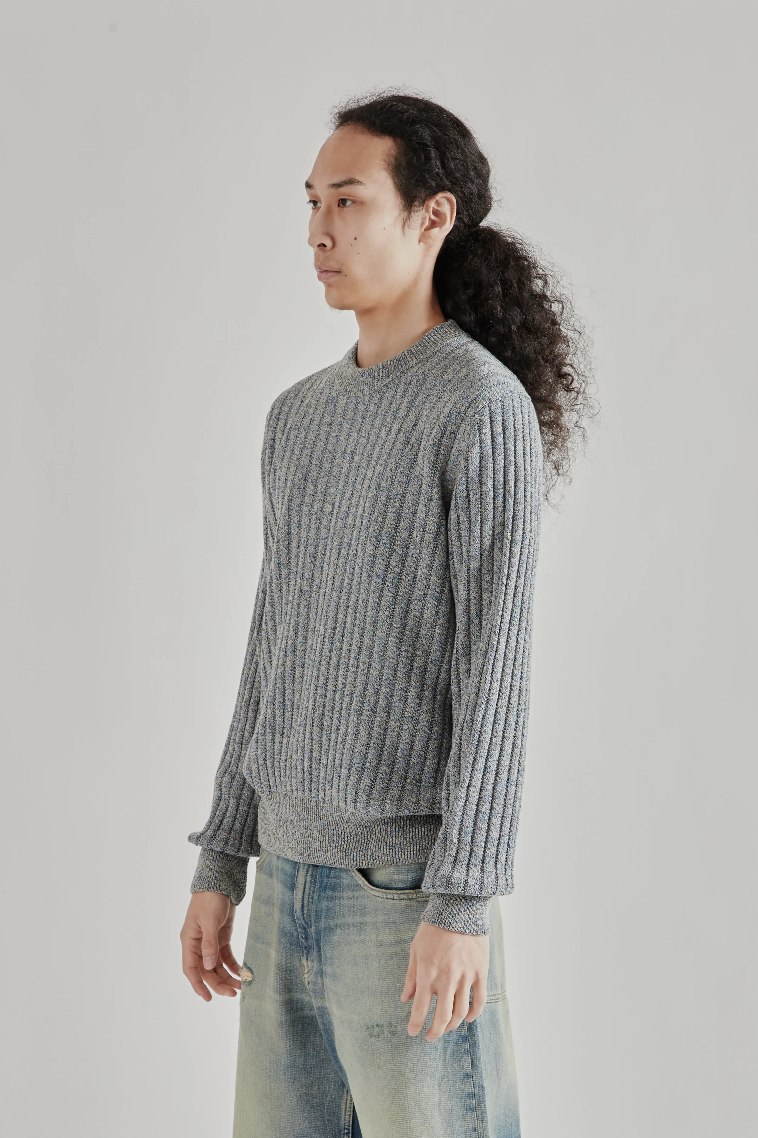 Moon Linen Sweater - Blue Moulines sold by Wallace Mercantile product image thumbnail 4