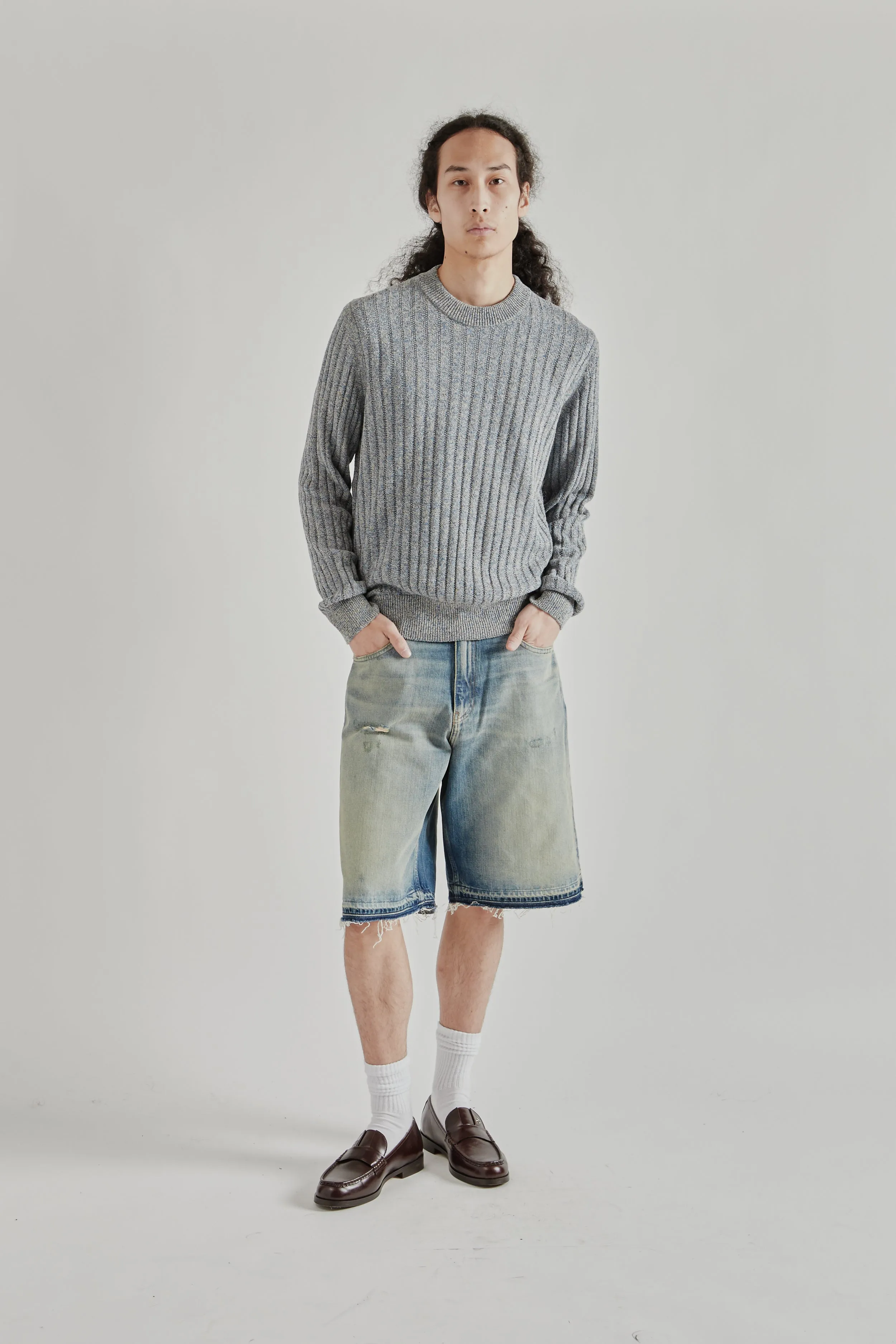 Moon Linen Sweater - Blue Moulines sold by Wallace Mercantile product image thumbnail 2