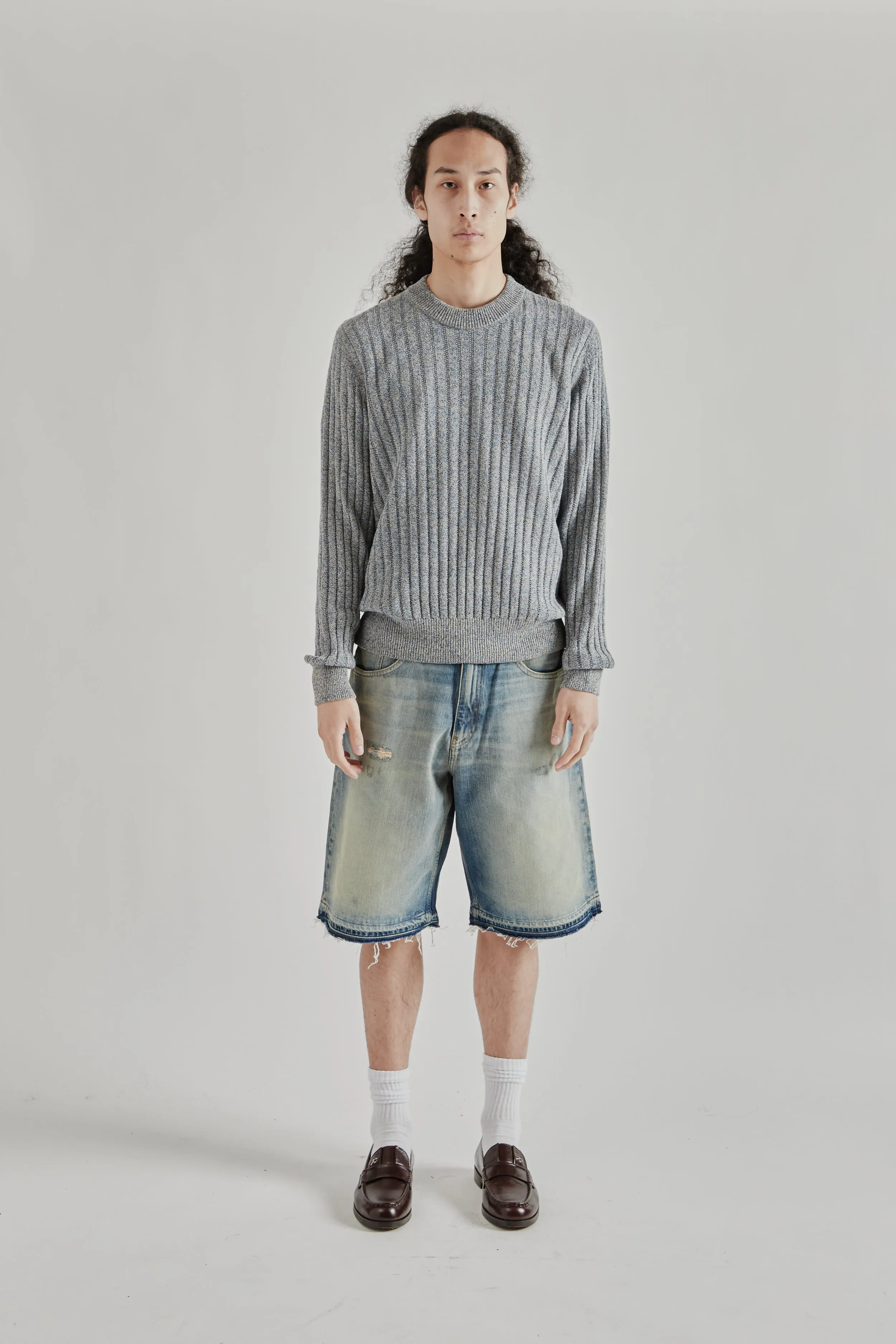 Moon Linen Sweater - Blue Moulines sold by Wallace Mercantile product image thumbnail 3