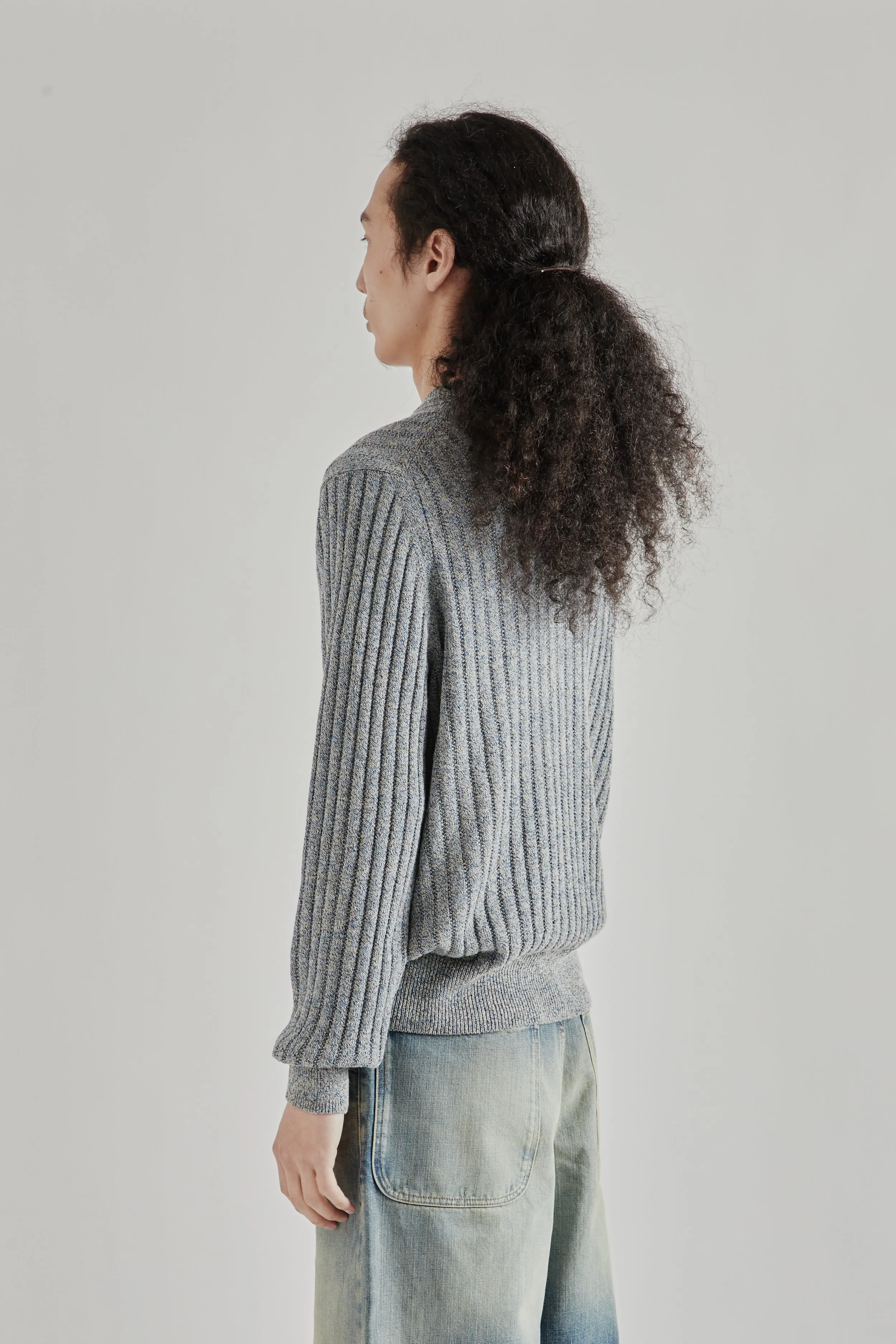 Moon Linen Sweater - Blue Moulines sold by Wallace Mercantile product image thumbnail 5