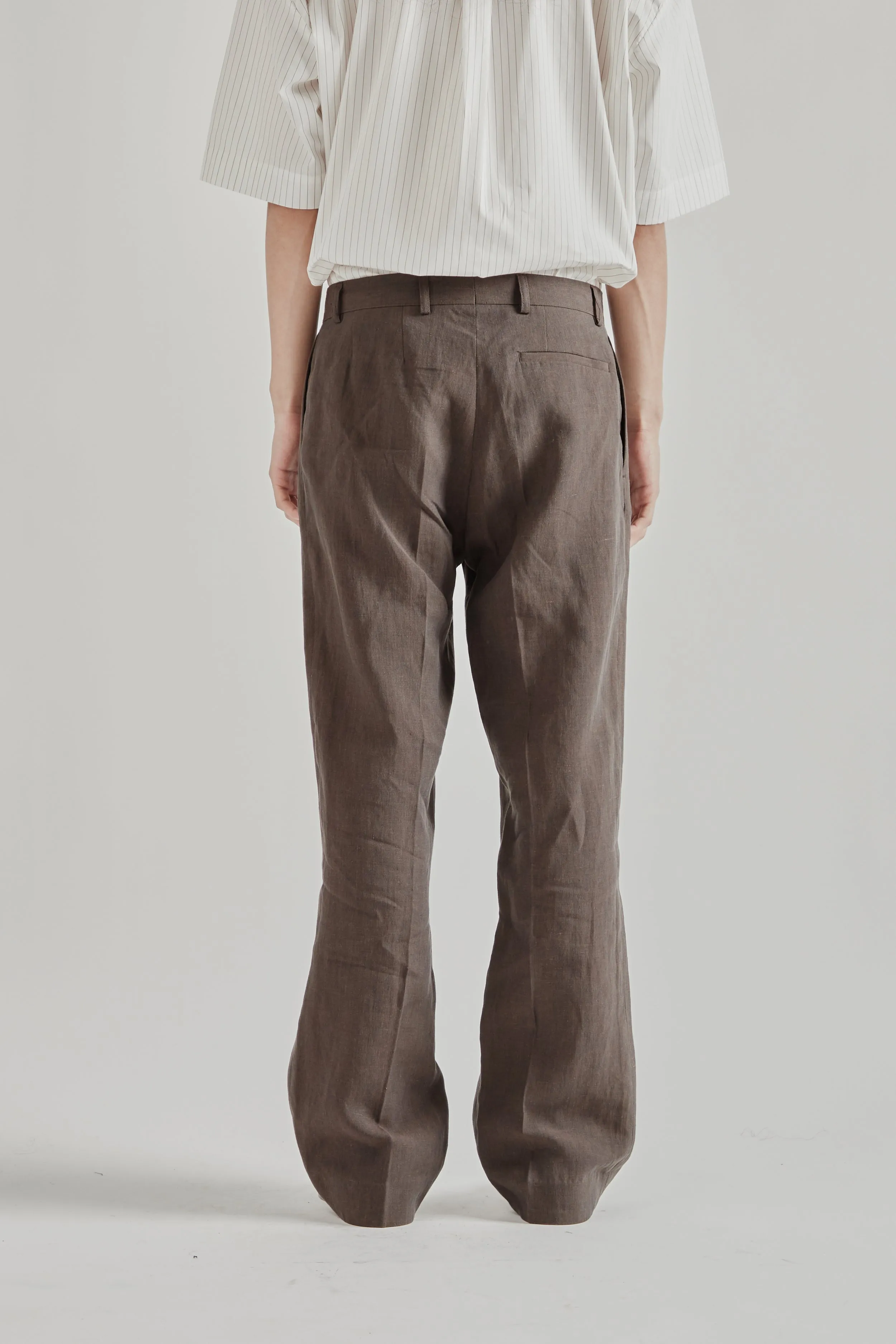Tailored Wide Trousers - Burnt Umber sold by Wallace Mercantile product image thumbnail 5