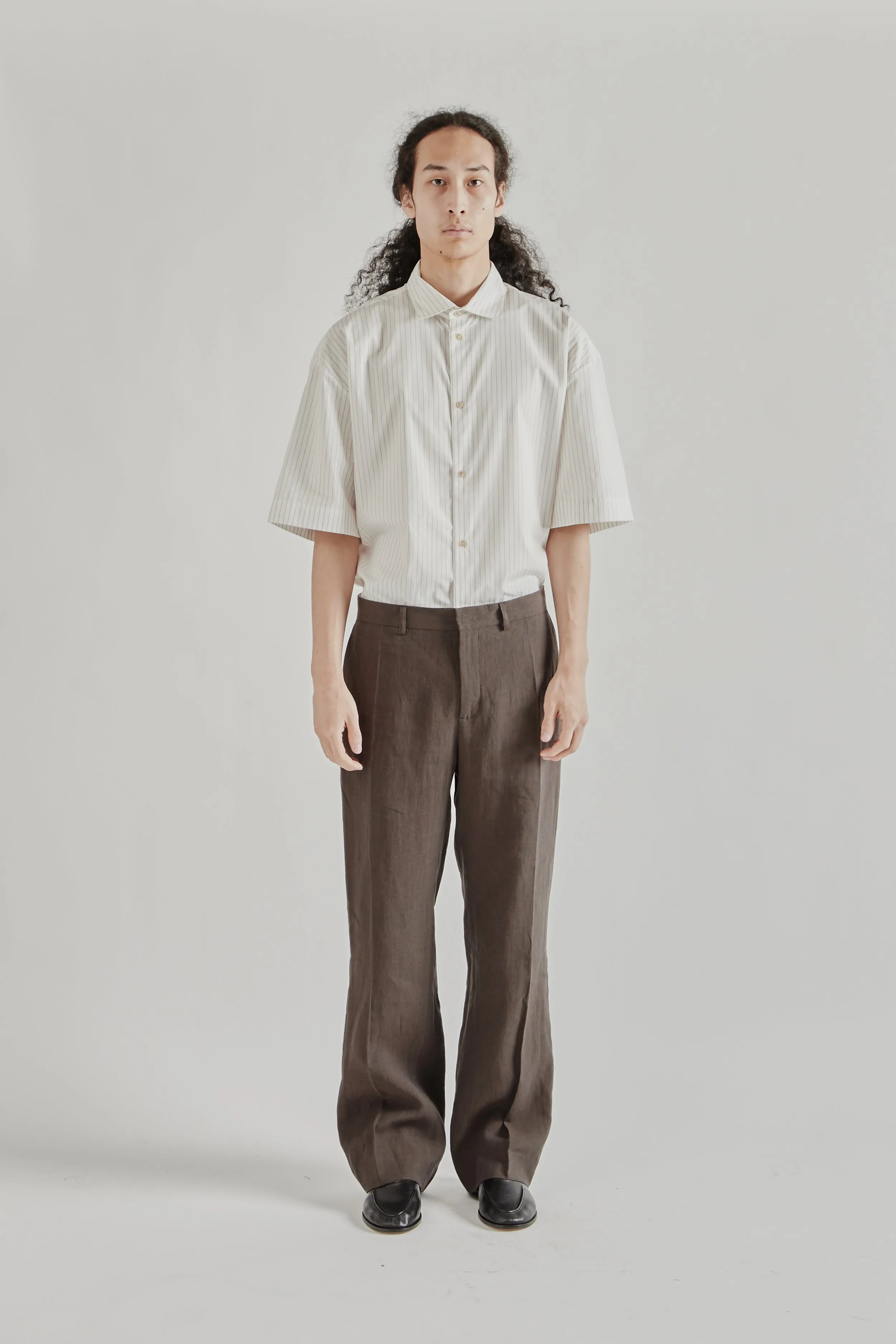 Tailored Wide Trousers - Burnt Umber sold by Wallace Mercantile product image thumbnail 3