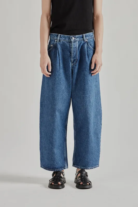 Duma Pleated Denim - Worn Denim made by A Kind of Guise