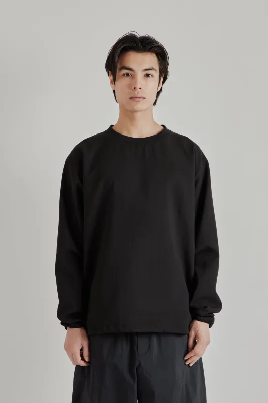 Air Impression Ventris Shirring Pullover - Black made by Goldwin