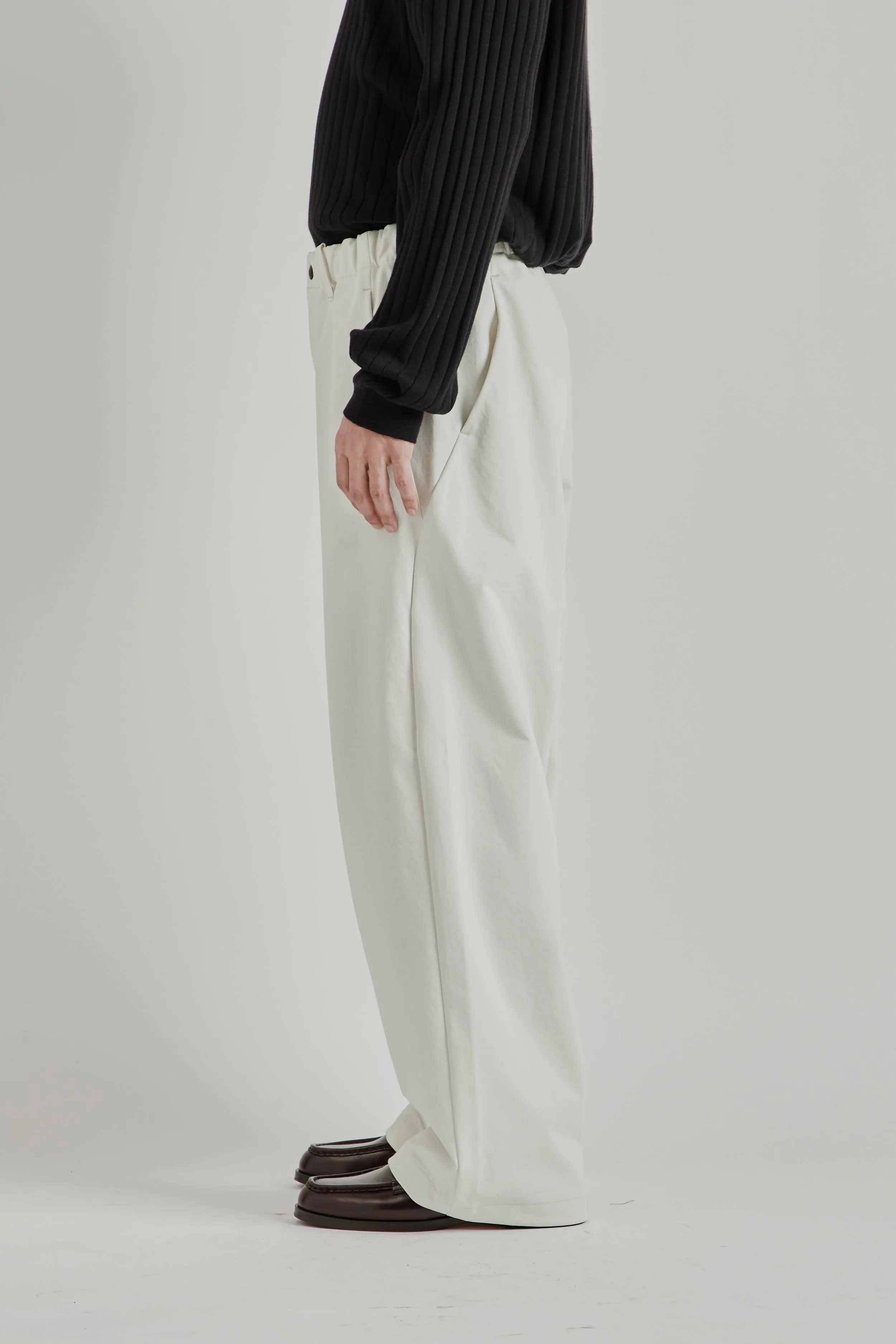 Baggy Straight Pants - Ivory sold by Wallace Mercantile product image thumbnail 4