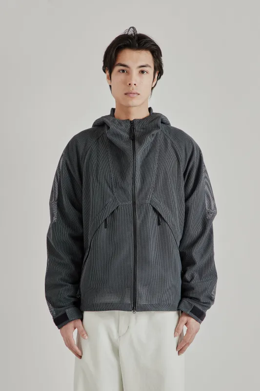 Tonalith Mesh Hooded Jacket - Black made by Goldwin