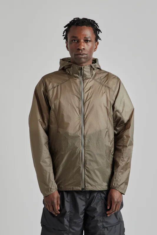 Airly Shell Packable Wind Jacket - Desert Taupe made by Goldwin