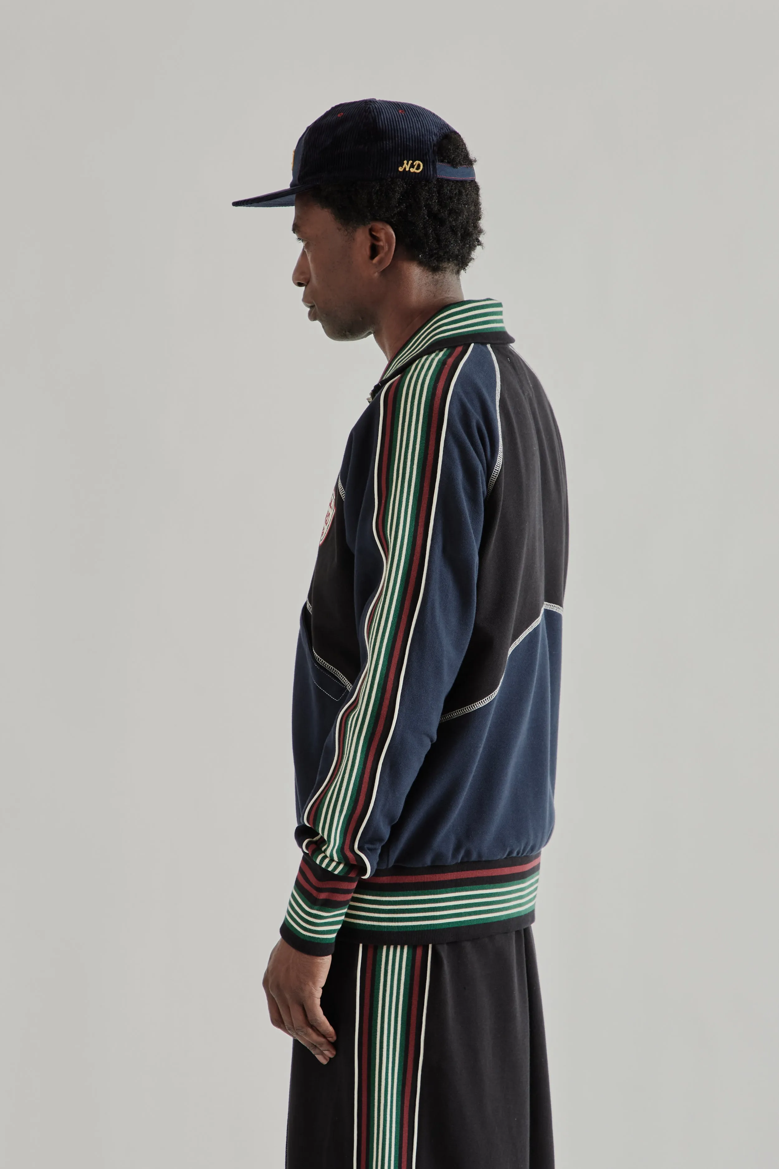 Track Top - Black/Navy sold by Wallace Mercantile product image thumbnail 5