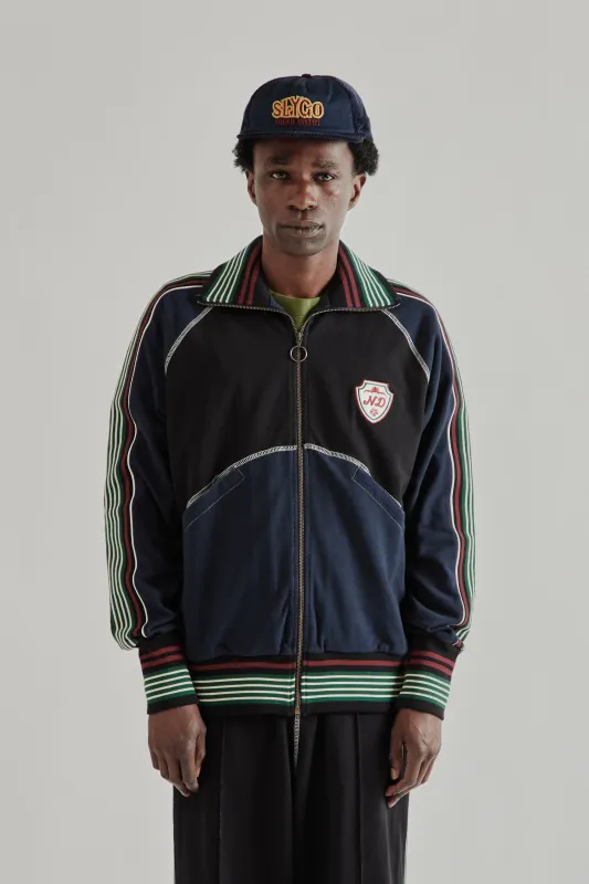 Track Top - Black/Navy made by Nicholas Daley