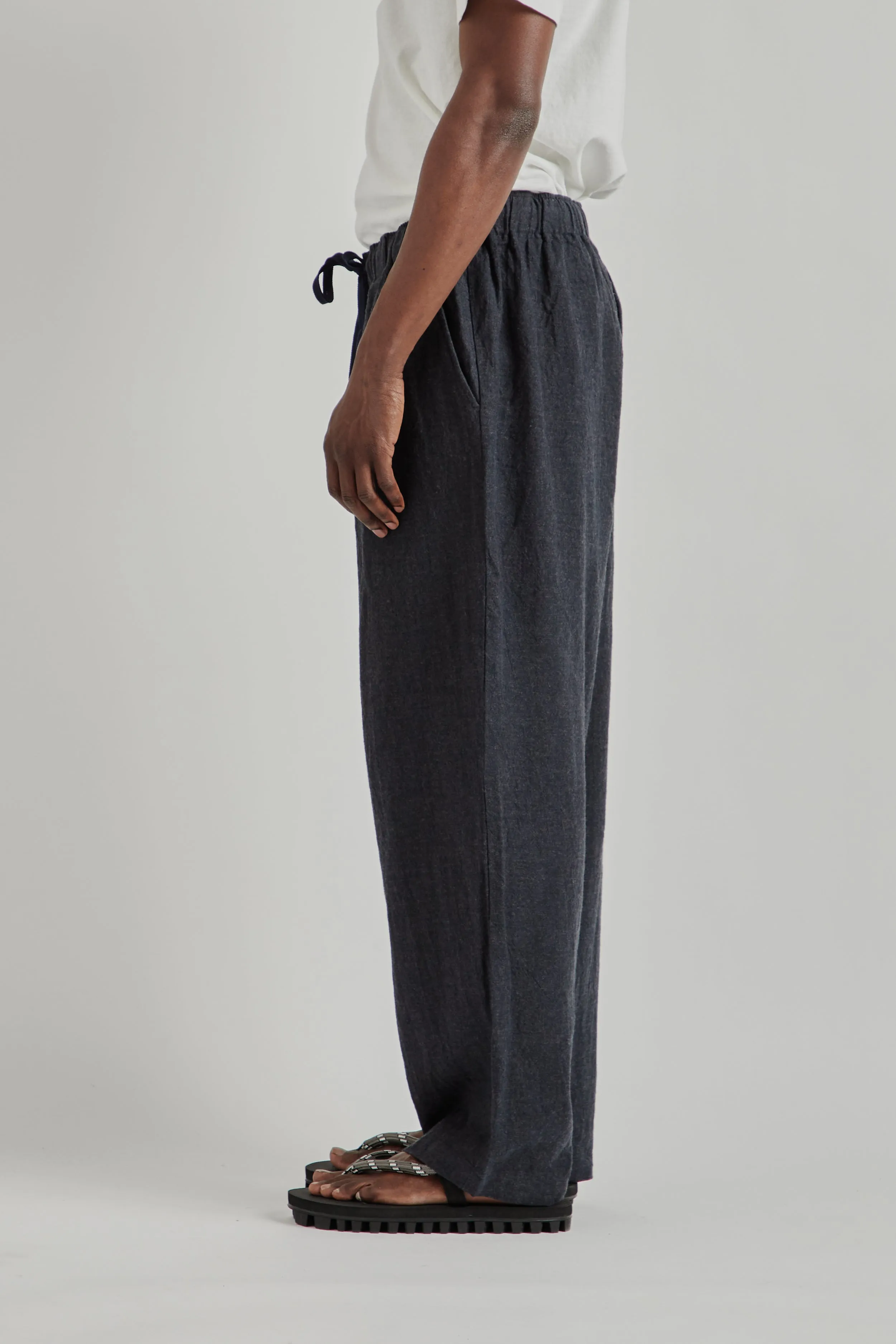Linen Track Pants - Navy sold by Wallace Mercantile product image thumbnail 4