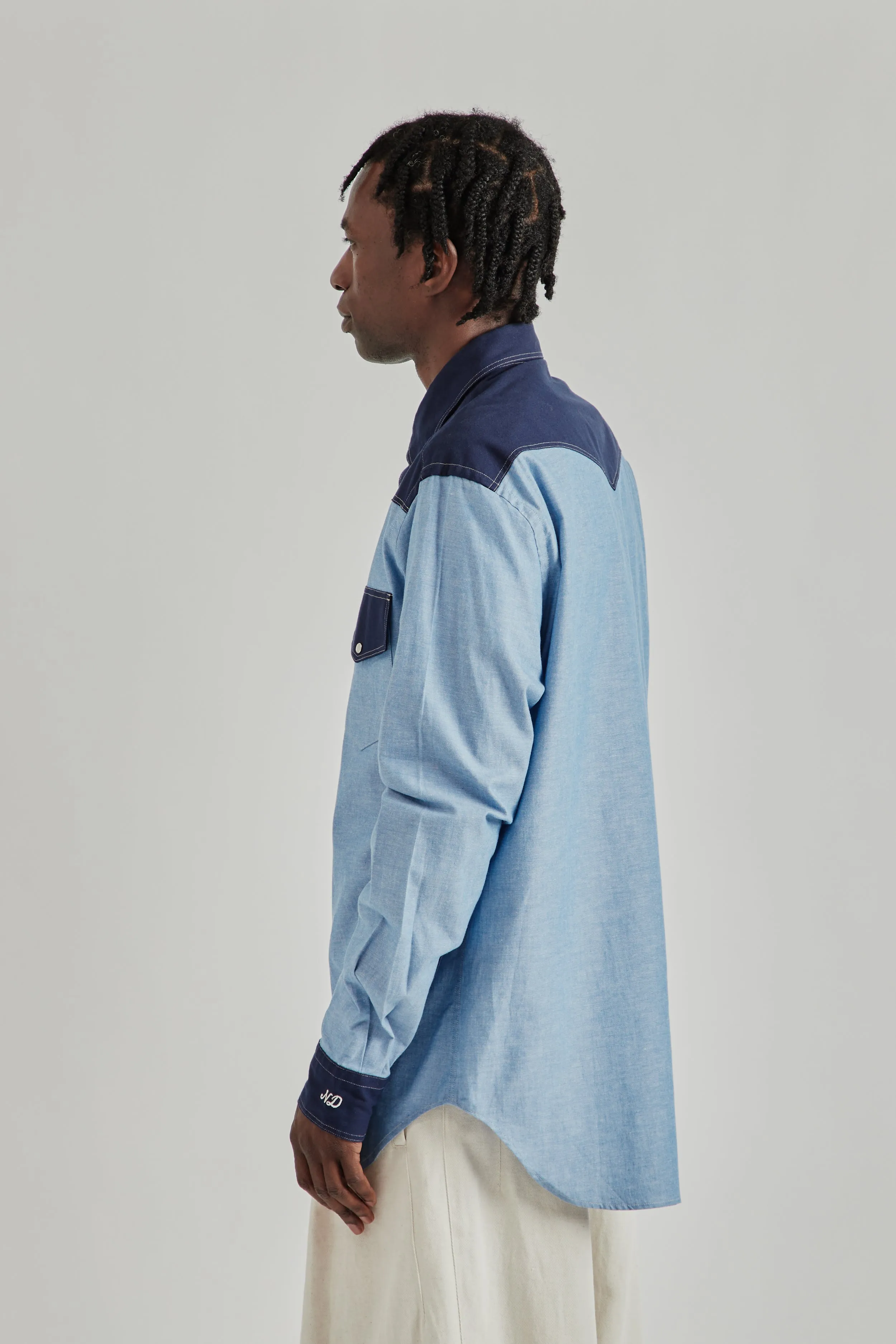 Western Shirt - Navy sold by Wallace Mercantile product image thumbnail 5