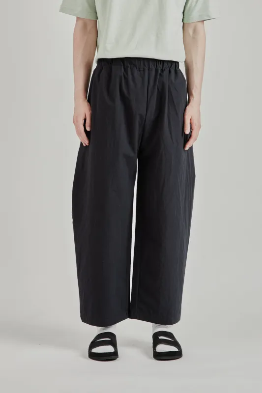 Studio Pant - Black Cotton Wool Typewriter made by Wallace Mercantile