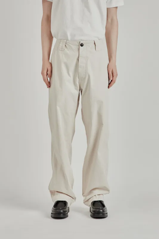 Dad Light Pants - Light Beige made by Parages