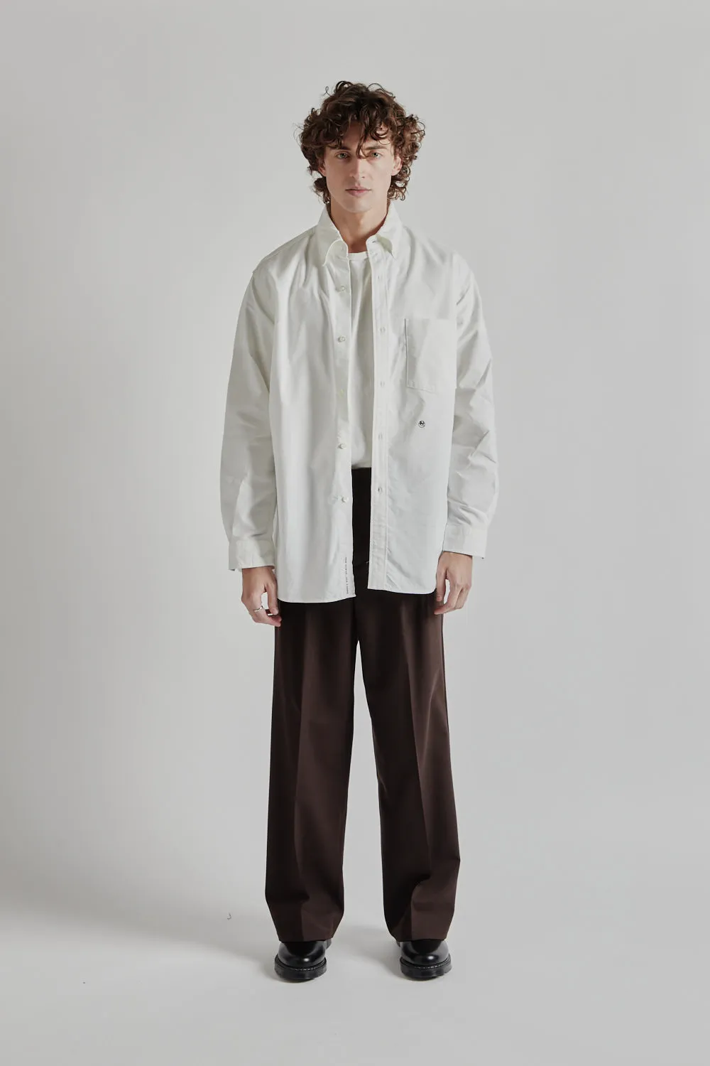 Wide Pleated Trouser - Brown sold by Wallace Mercantile product image thumbnail 3