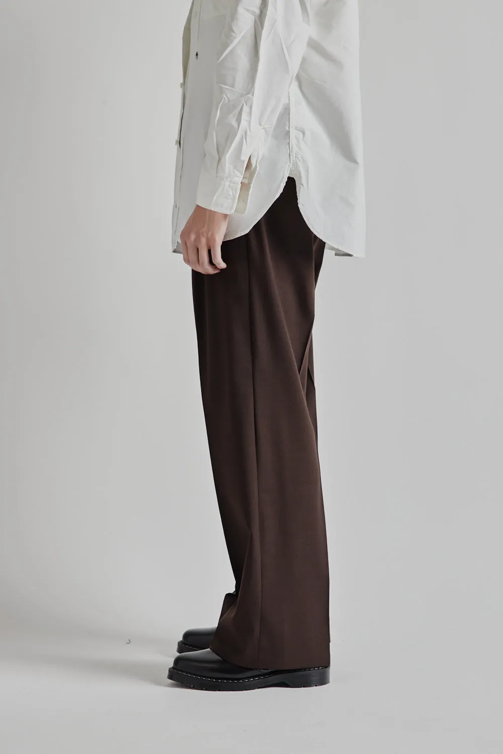 Wide Pleated Trouser - Brown sold by Wallace Mercantile product image thumbnail 5