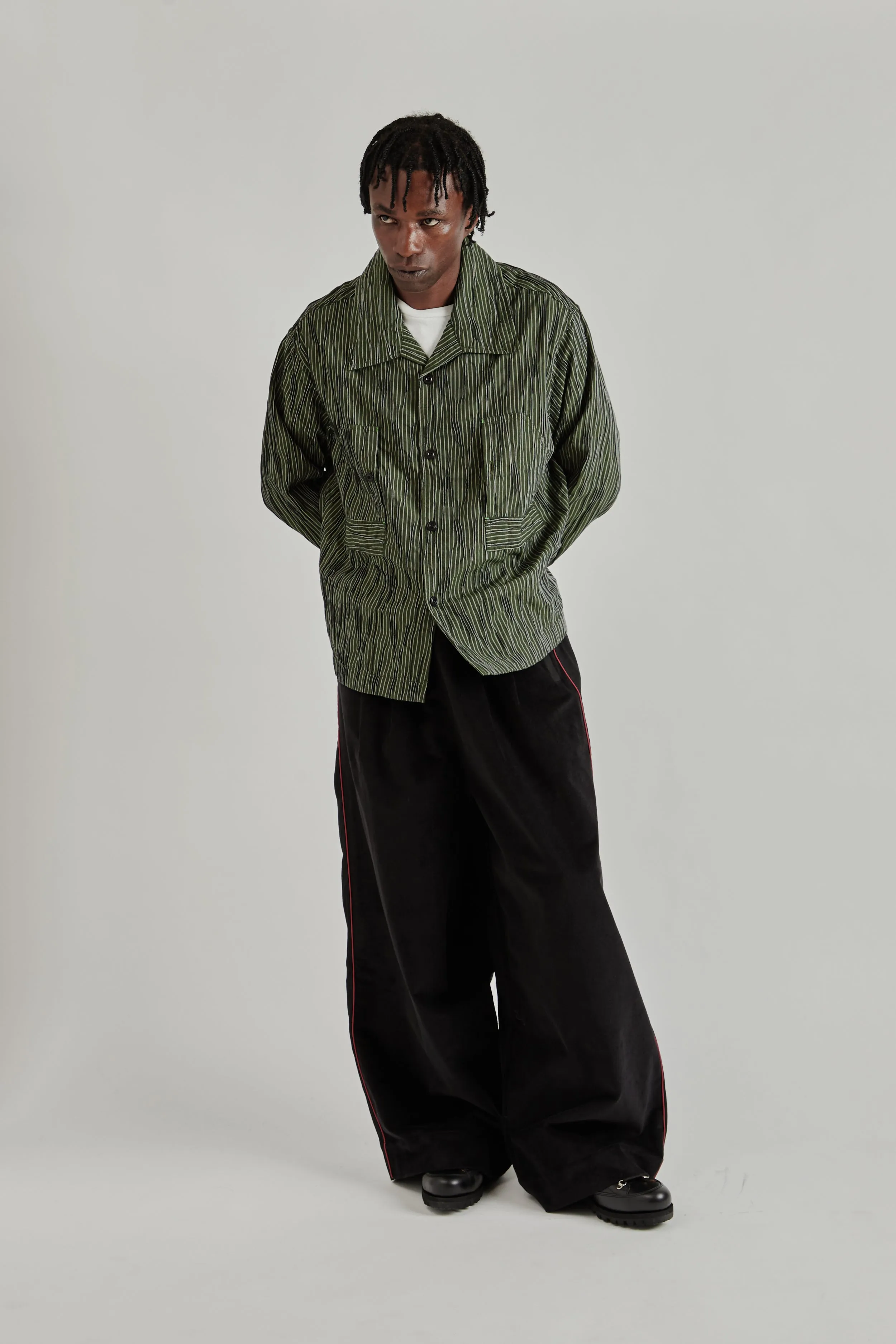Workers Shirt - Tucked Dobby Stripe sold by Wallace Mercantile product image thumbnail 2