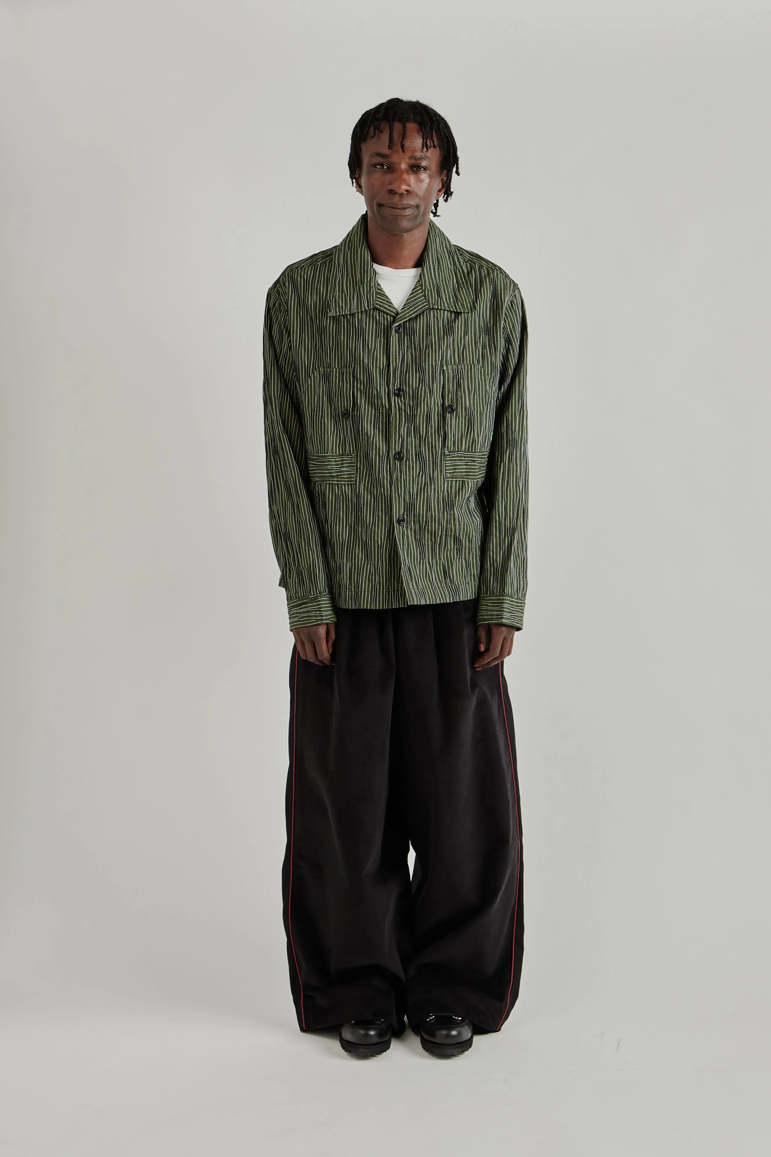 Workers Shirt - Tucked Dobby Stripe sold by Wallace Mercantile product image thumbnail 3