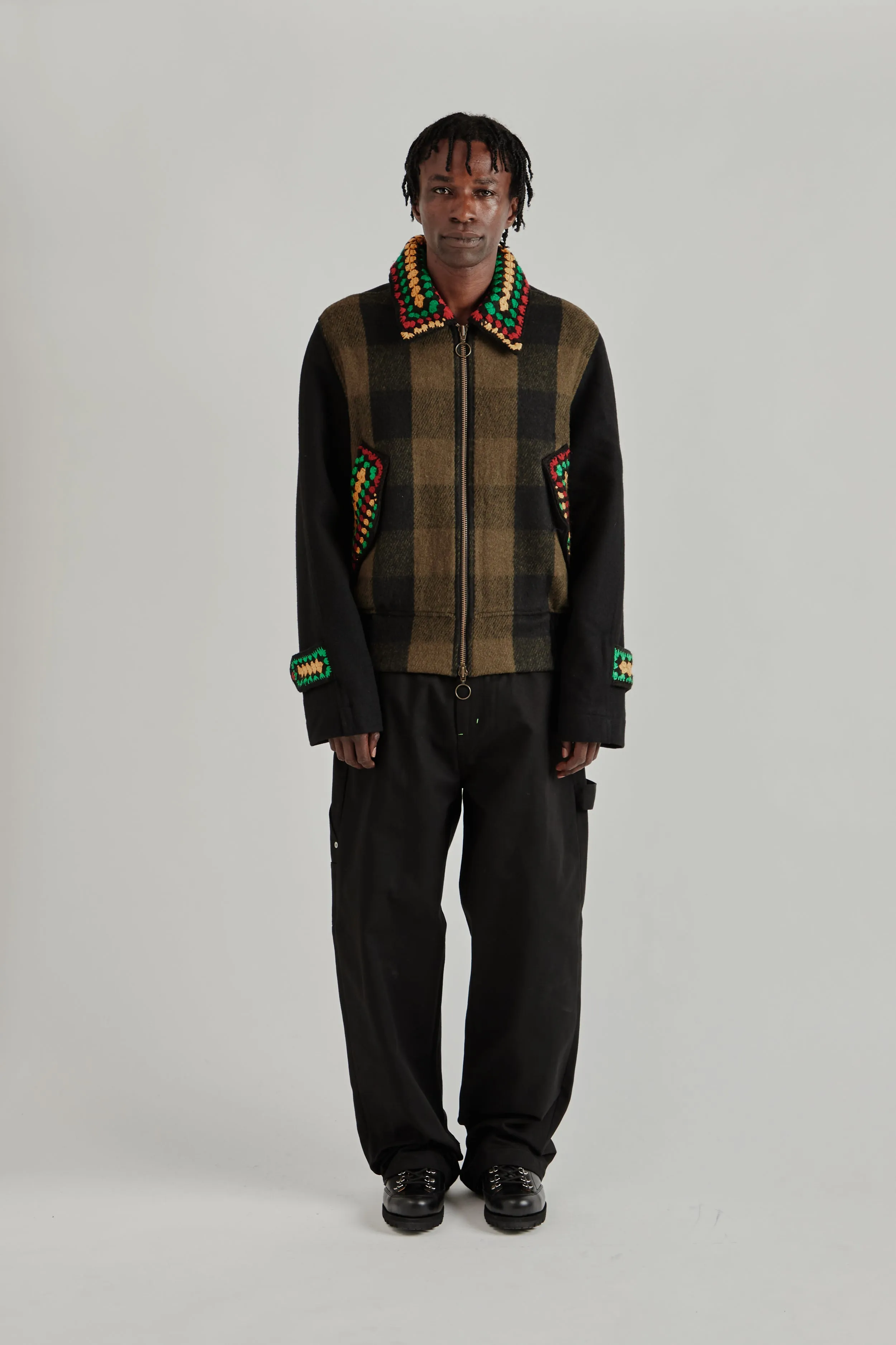 Rebel Riot Jacket - Black/olive sold by Wallace Mercantile product image thumbnail 3
