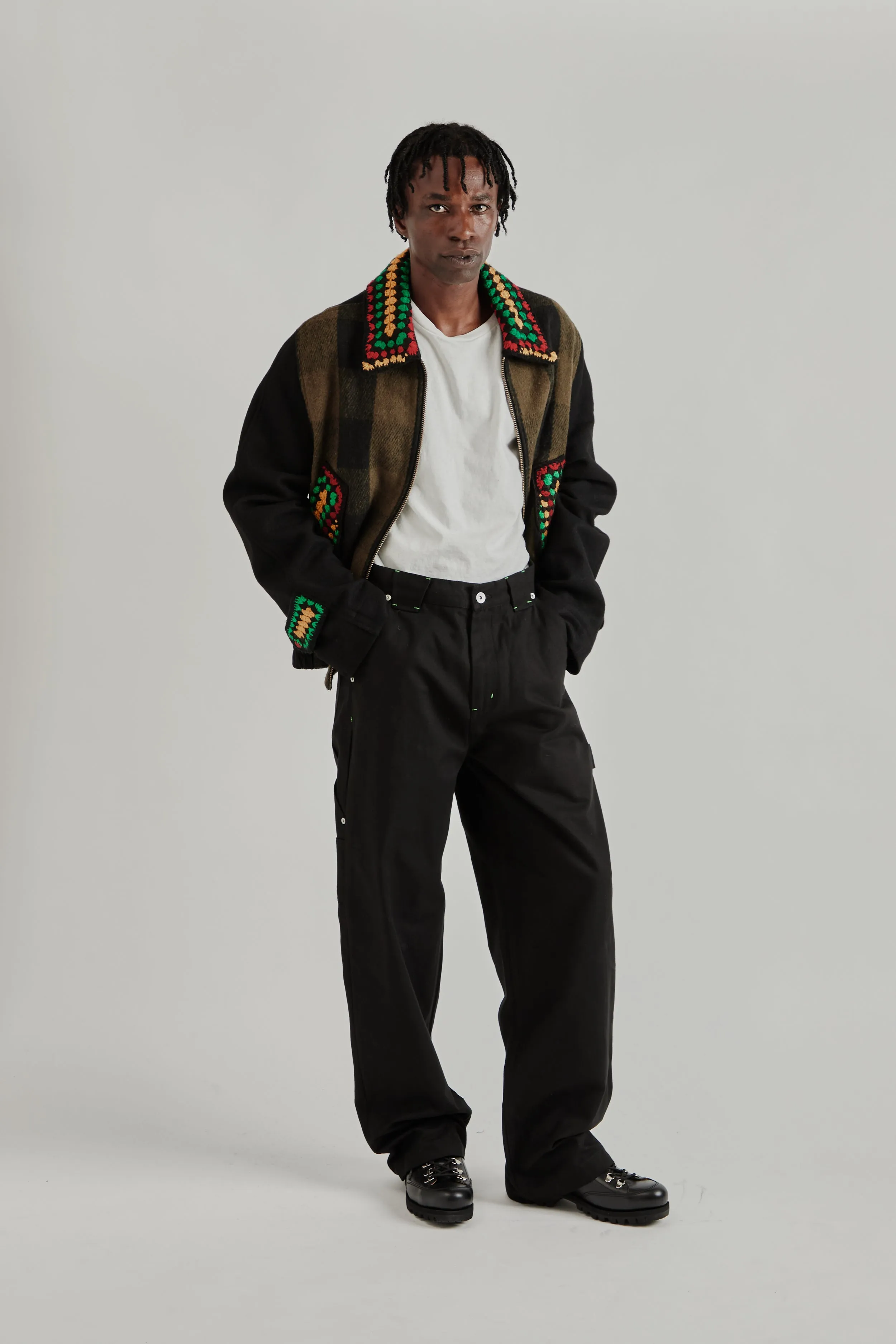 Rebel Riot Jacket - Black/olive sold by Wallace Mercantile product image thumbnail 2