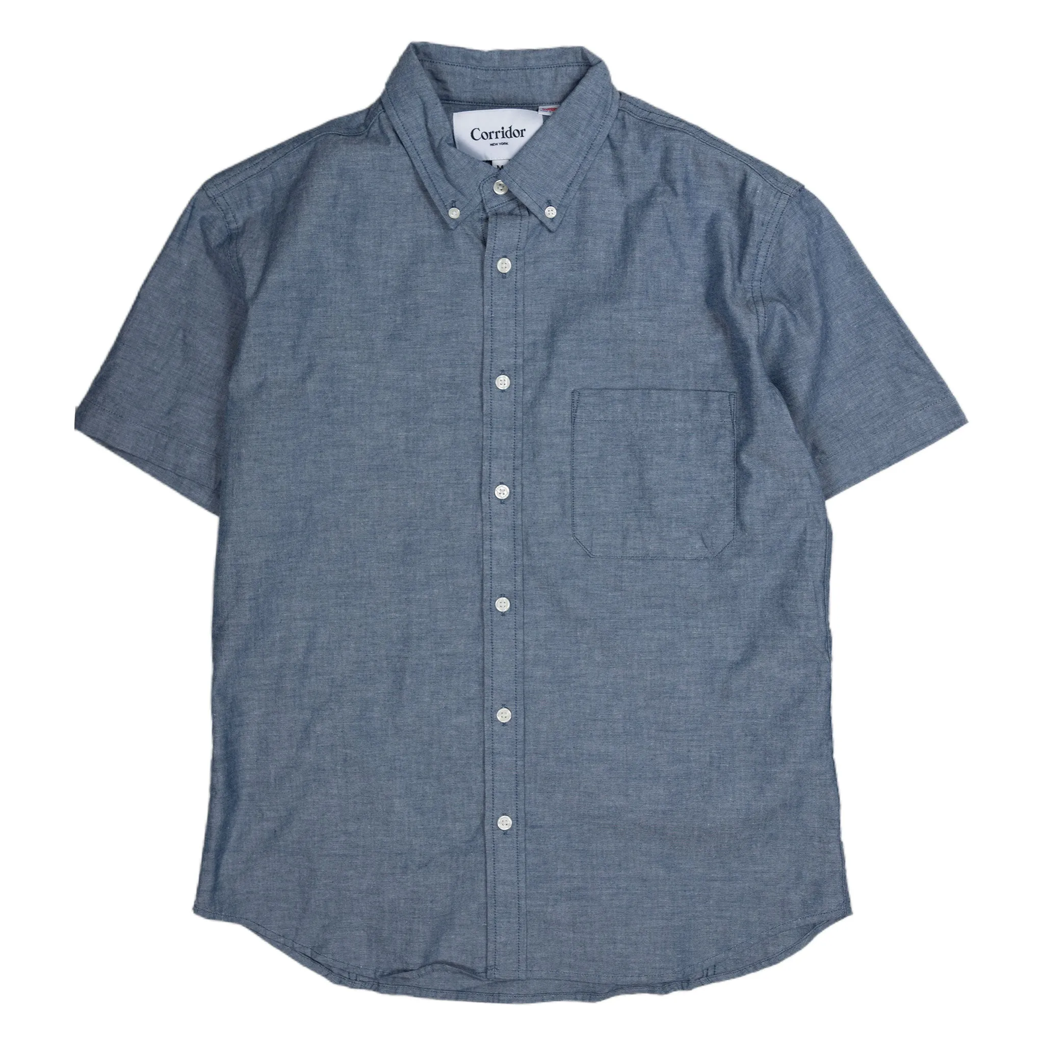 Summer Chambray Short Sleeve sold by Wallace Mercantile