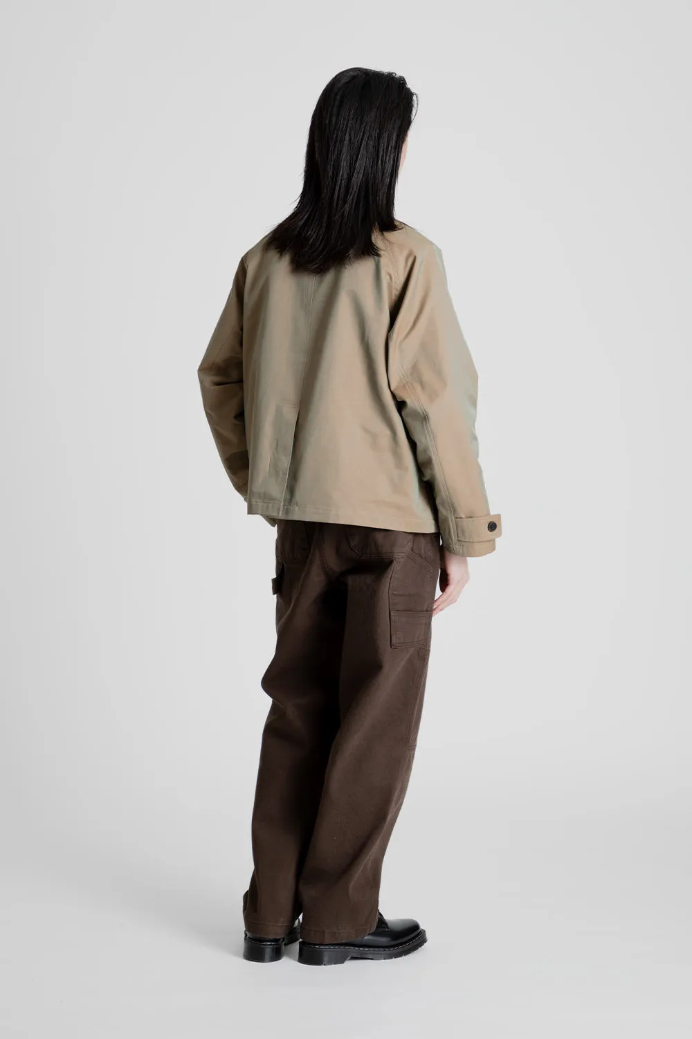 Solar Twill Balmacaan Half Jacket - Cappuccino sold by Wallace Mercantile product image thumbnail 3