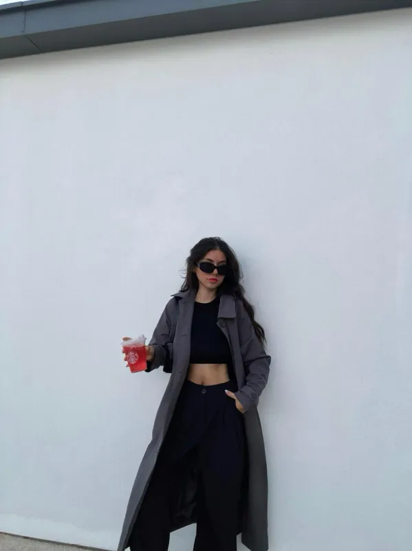 Metal Vibes Trench made by Velvet House