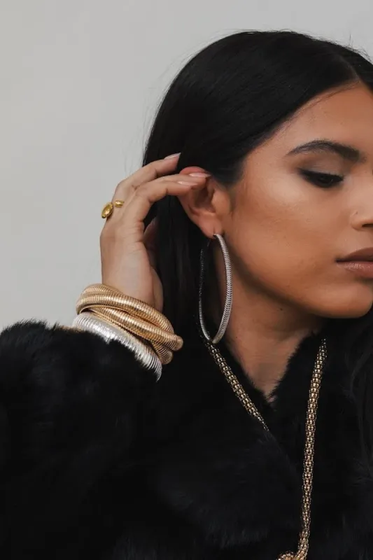New City Babe Hoops - XL sold by Velvet House