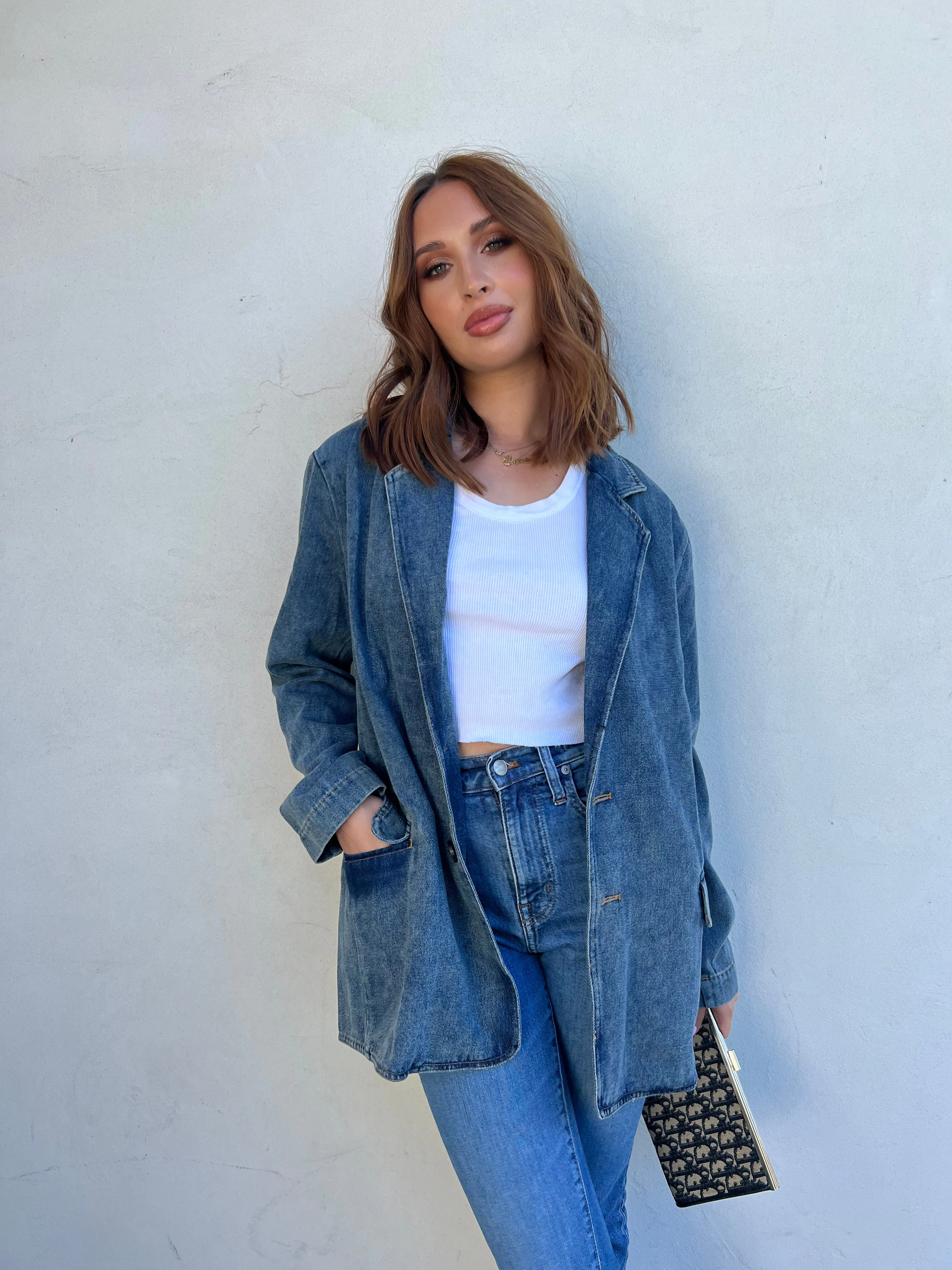 90's Babe Denim Blazer sold by Velvet House product image thumbnail 3