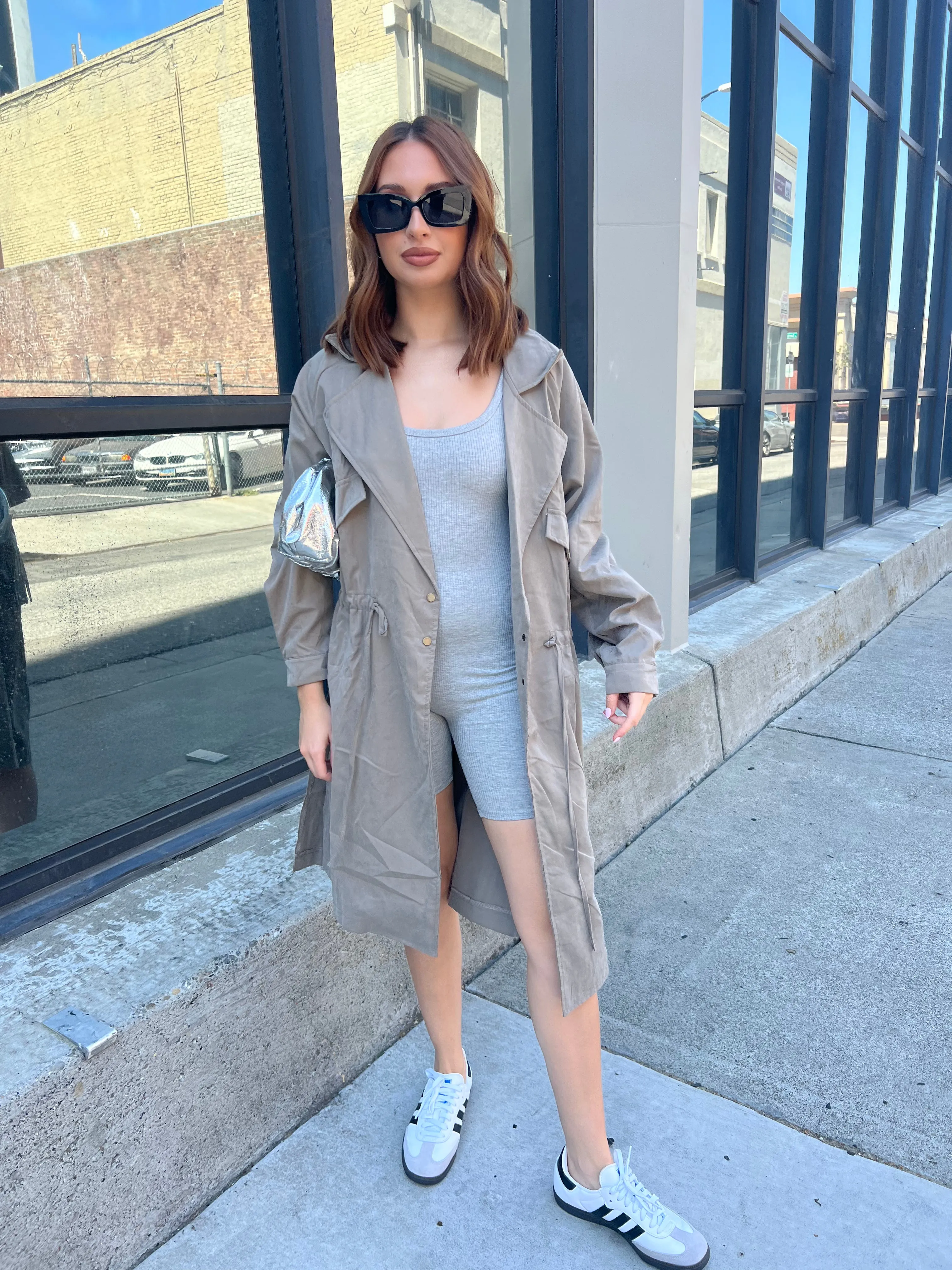 Grey Tank Scoop Neck Jumpsuit sold by Velvet House product image thumbnail 2