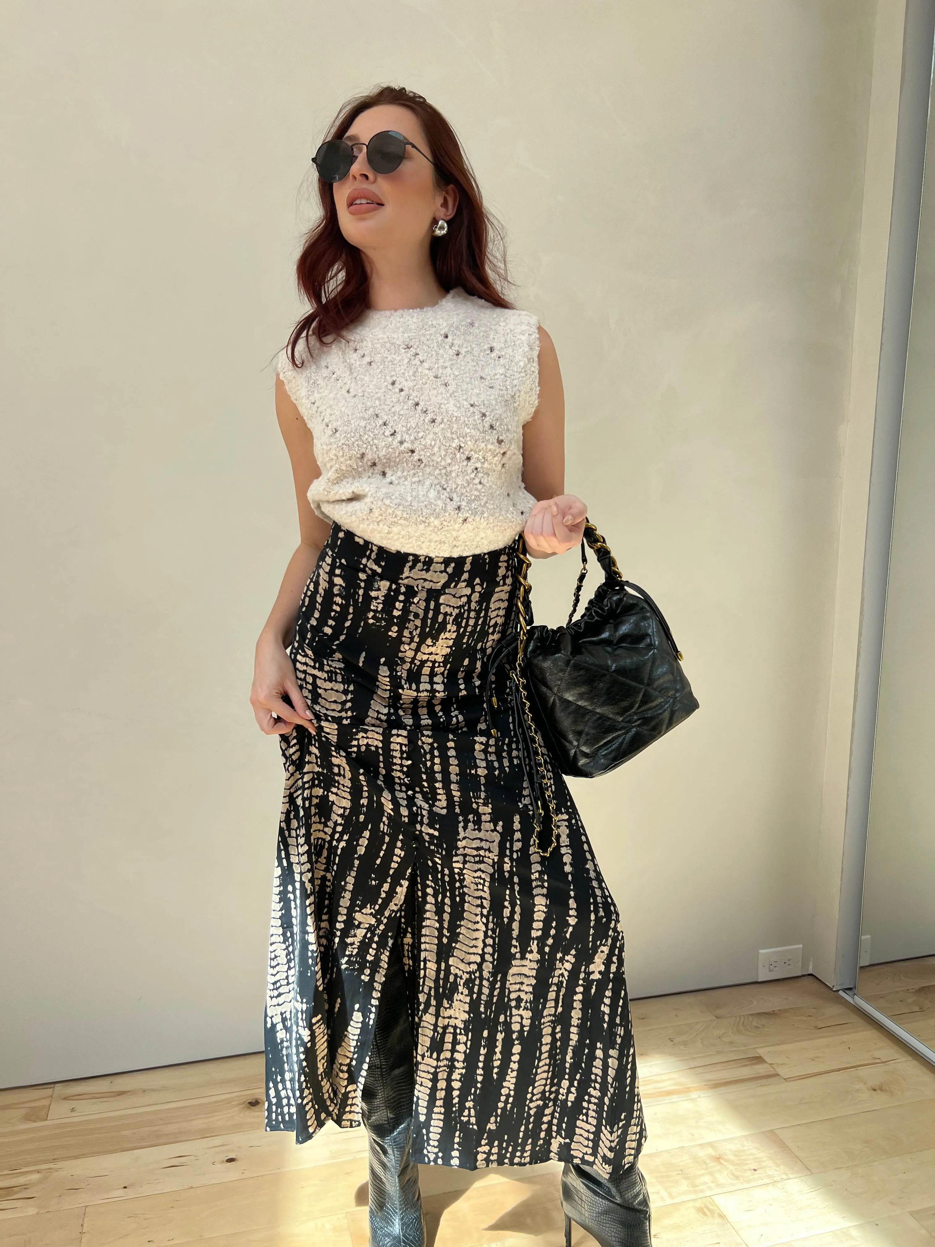 Long Patterns Maxi Skirt sold by Velvet House product image thumbnail 2