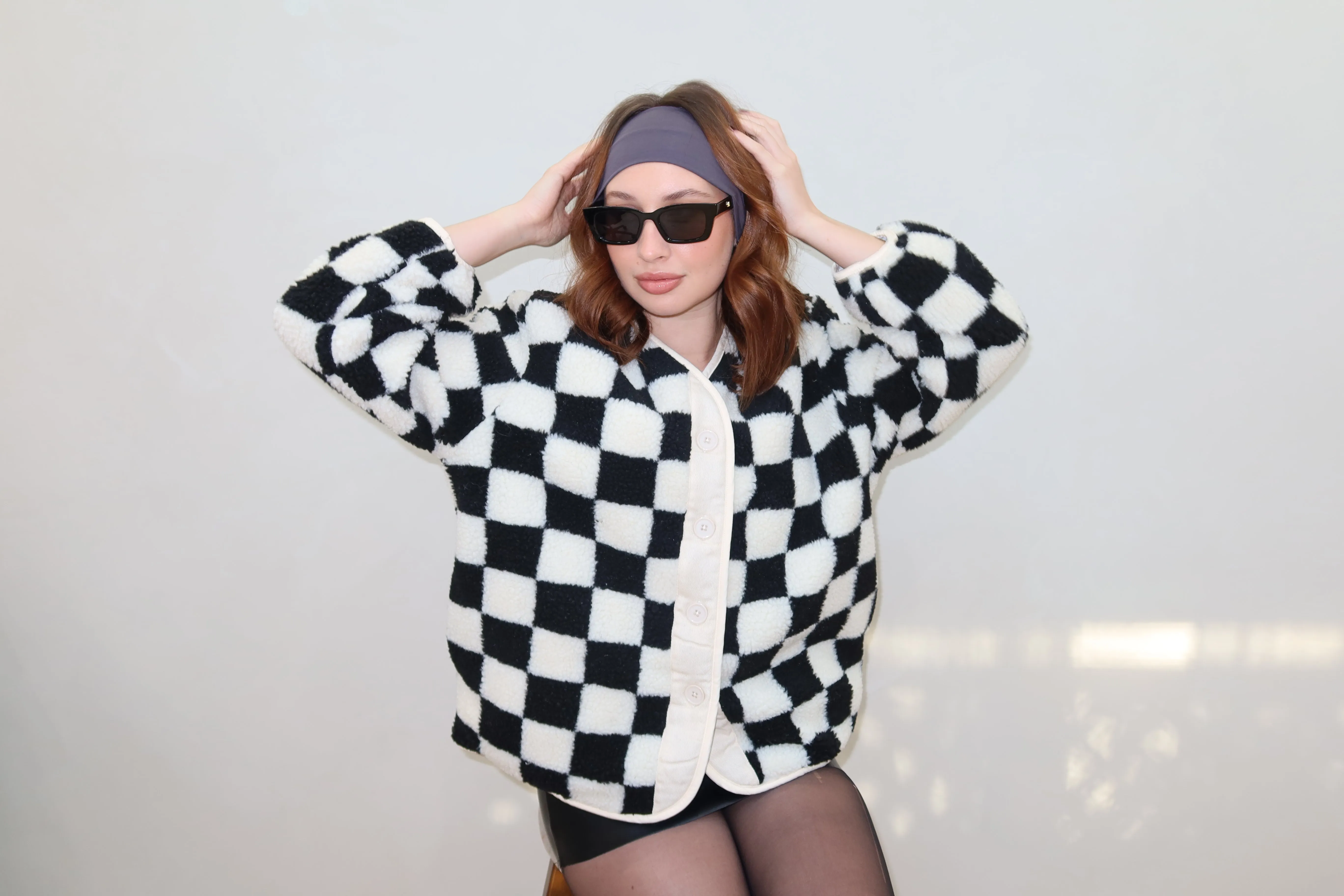 Checking Me Out Jacket sold by Velvet House product image thumbnail 5