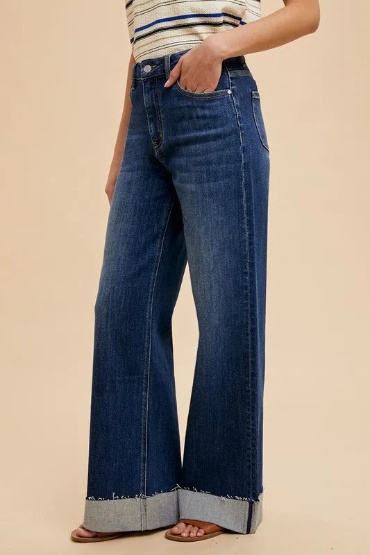 90's Inspo Cuffed Denim sold by Velvet House product image thumbnail 2
