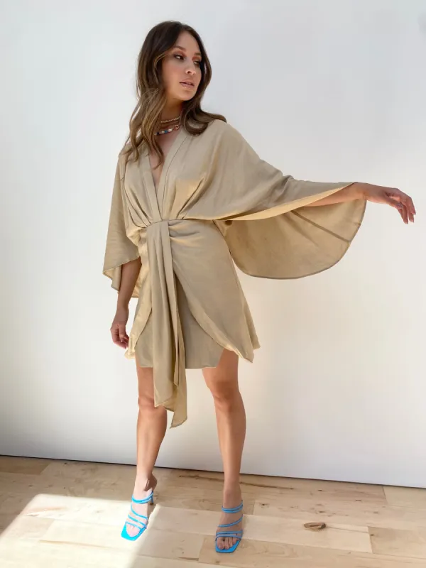 Earth Angel Dolman Sleeve Mini Dress sold by Velvet House