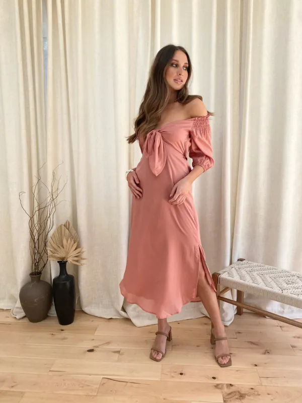Effortlessly Sweet Midi Dress sold by Velvet House