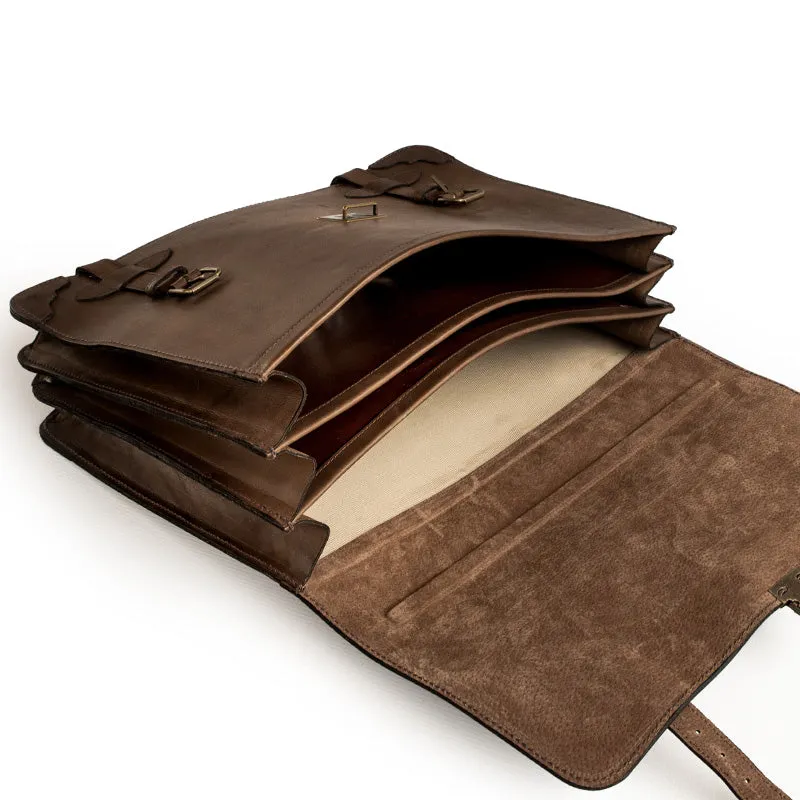 XL Briefcase sold by Groundcover Leather Company product image thumbnail 3