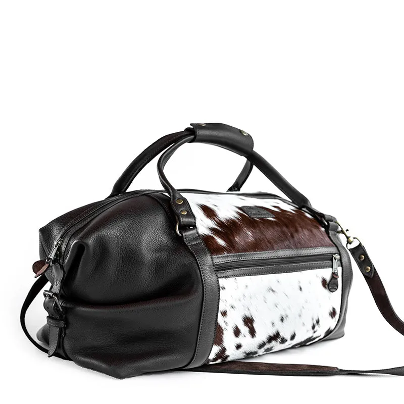 Travel Bag Nguni made by Groundcover Leather Company