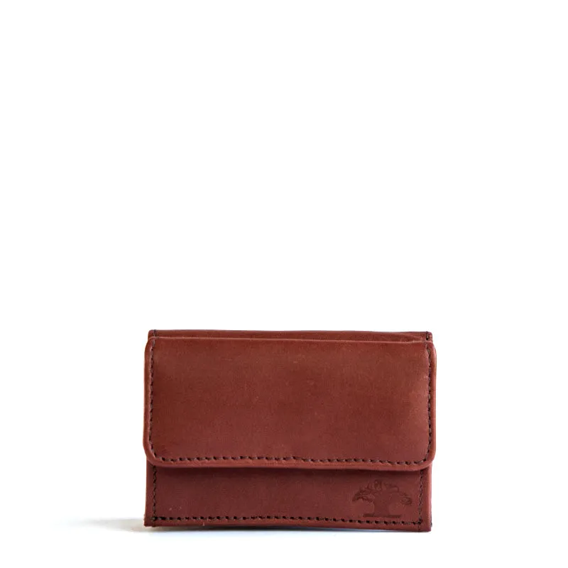 Compact Wallet made by Groundcover Leather Company