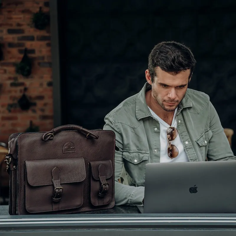 Laptop Bag sold by Groundcover Leather Company product image thumbnail 5