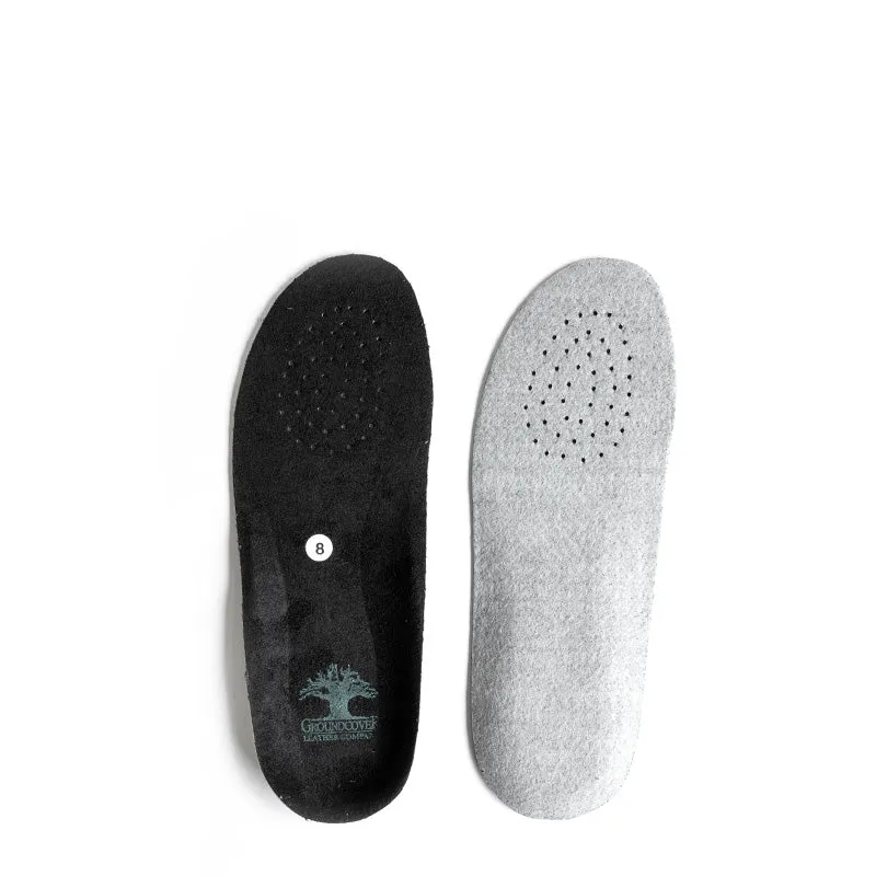 Microfibre Insole made by Groundcover Leather Company