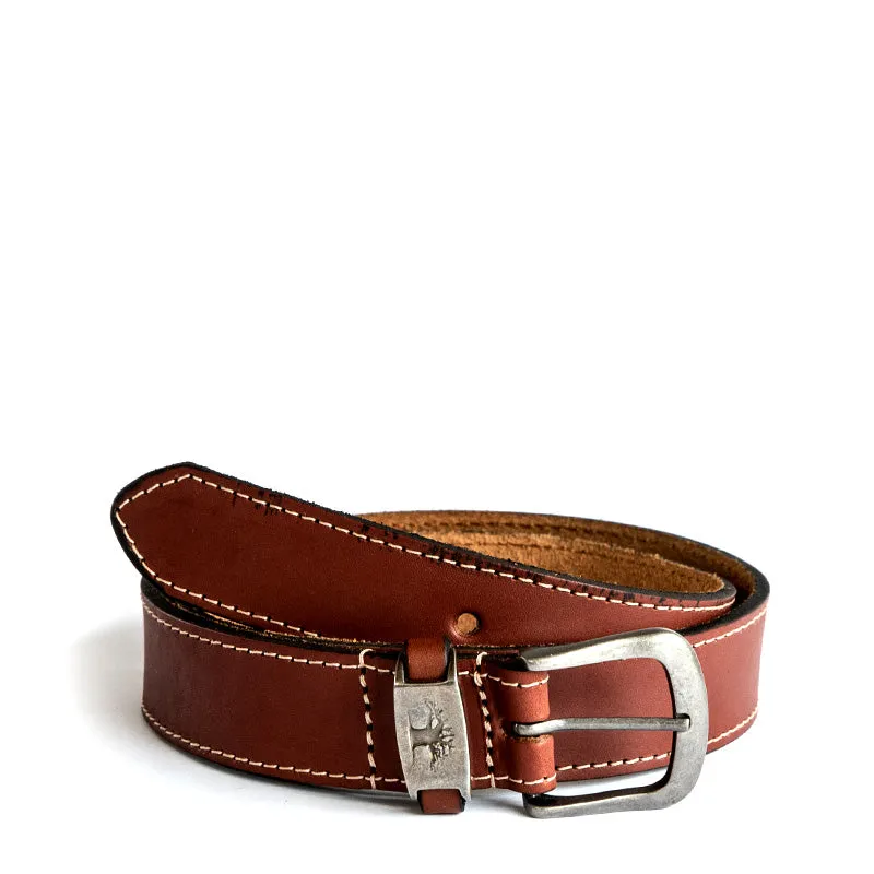Stitched Belts made by Groundcover Leather Company