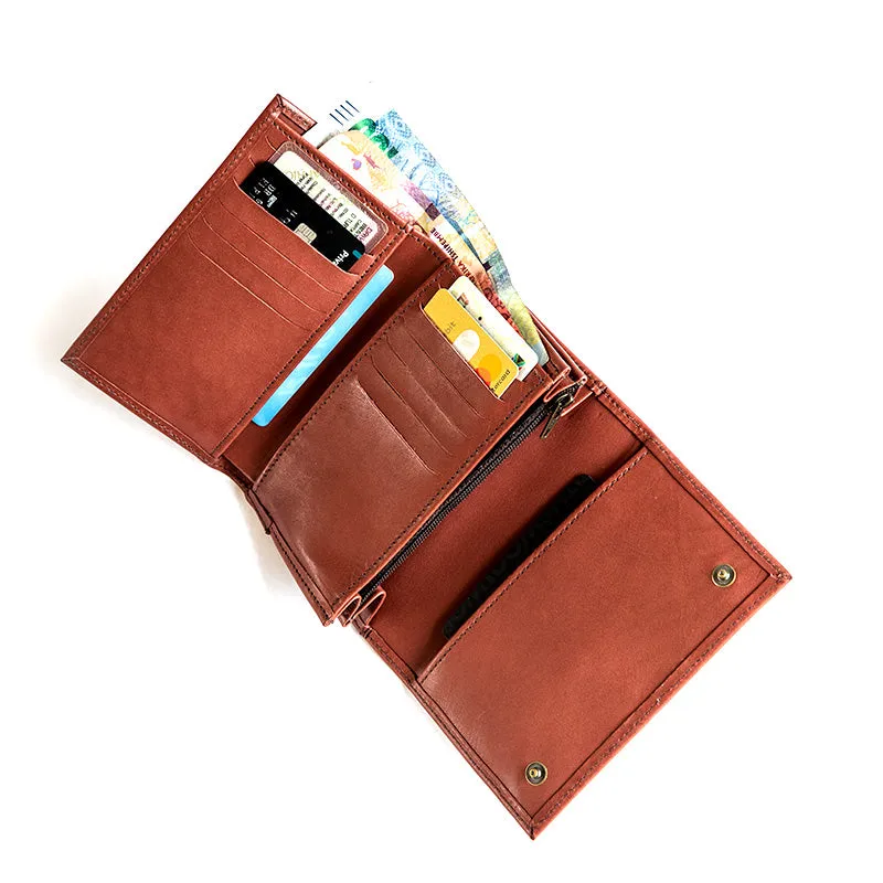 Ladies Card Purse sold by Groundcover Leather Company product image thumbnail 4