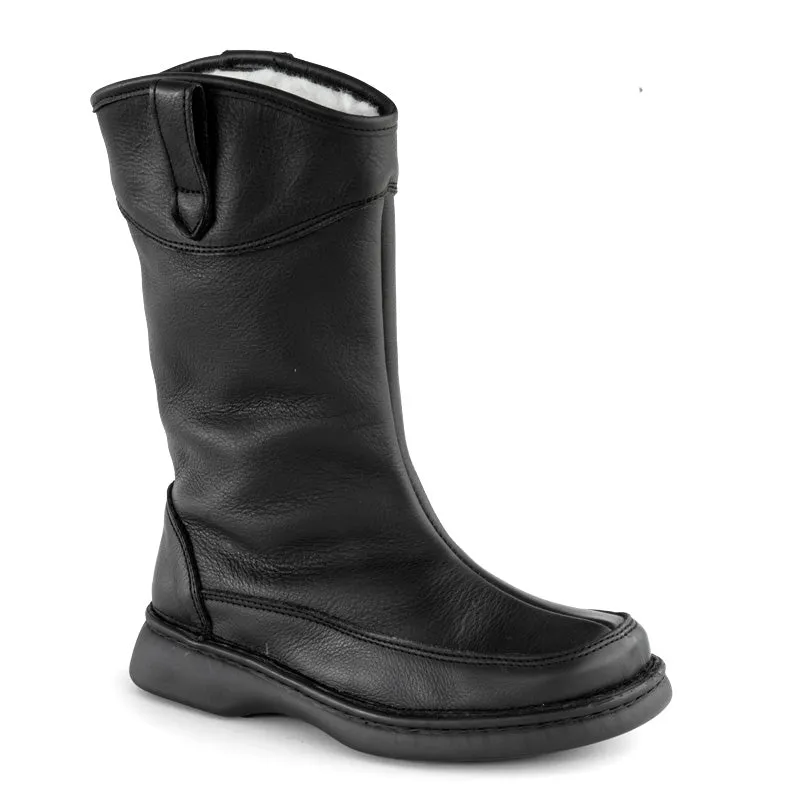 Women's Wool Tundra Boot made by Groundcover Leather Company