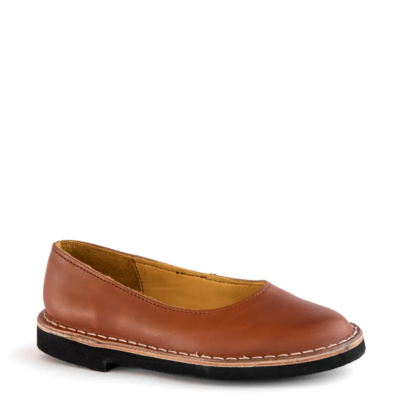 Women's Pump Shoe made by Groundcover Leather Company