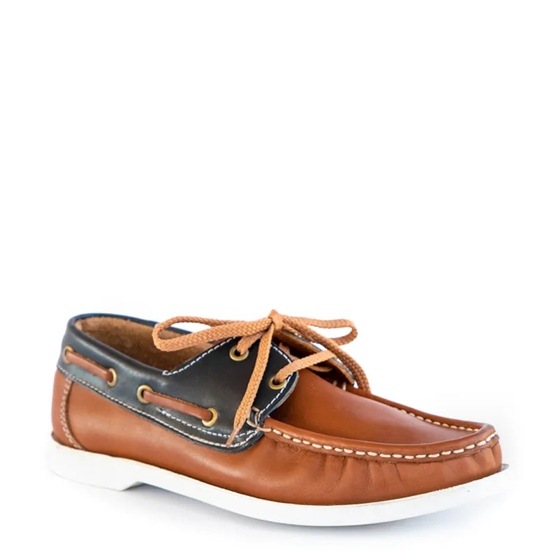 Women's Boat Shoe made by Groundcover Leather Company