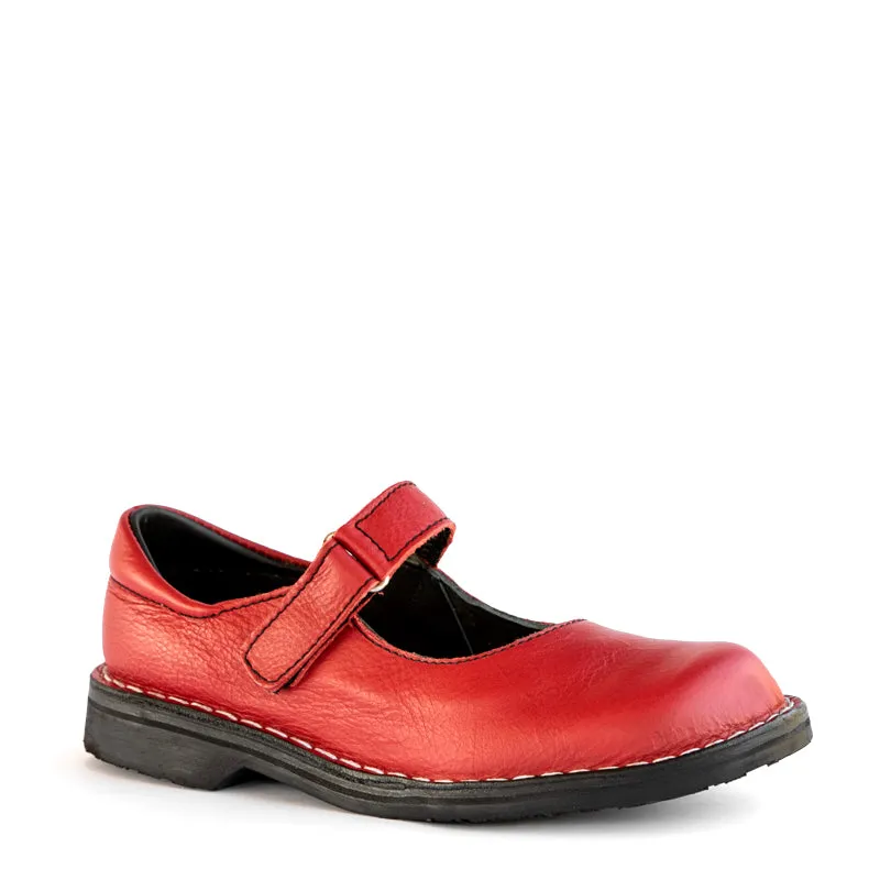 Women's Mary-Jane Shoe made by Groundcover Leather Company