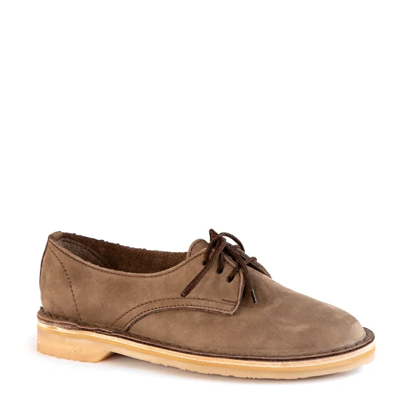 Women's Lace-Up Shoe made by Groundcover Leather Company