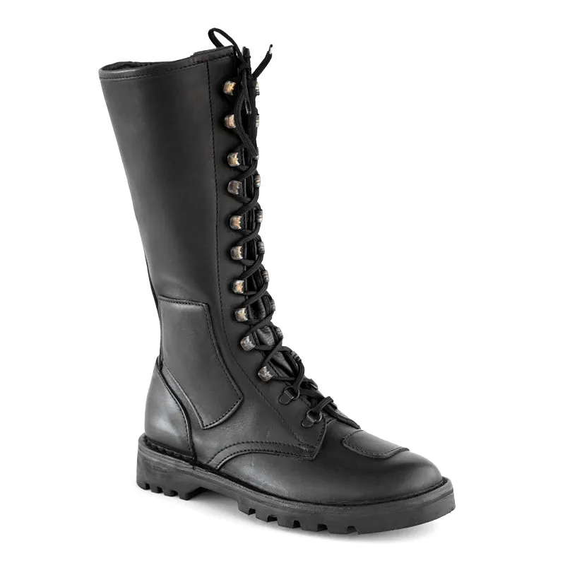 Women's Biker Boot made by Groundcover Leather Company
