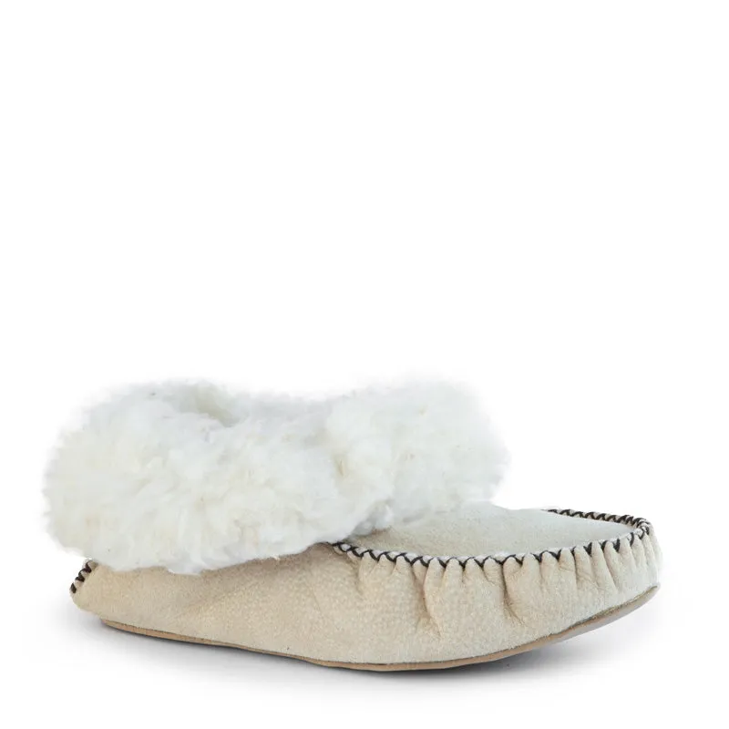 Men's Wool Moccasin made by Groundcover Leather Company