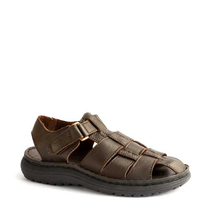 Men's Mfolozi Sandal made by Groundcover Leather Company