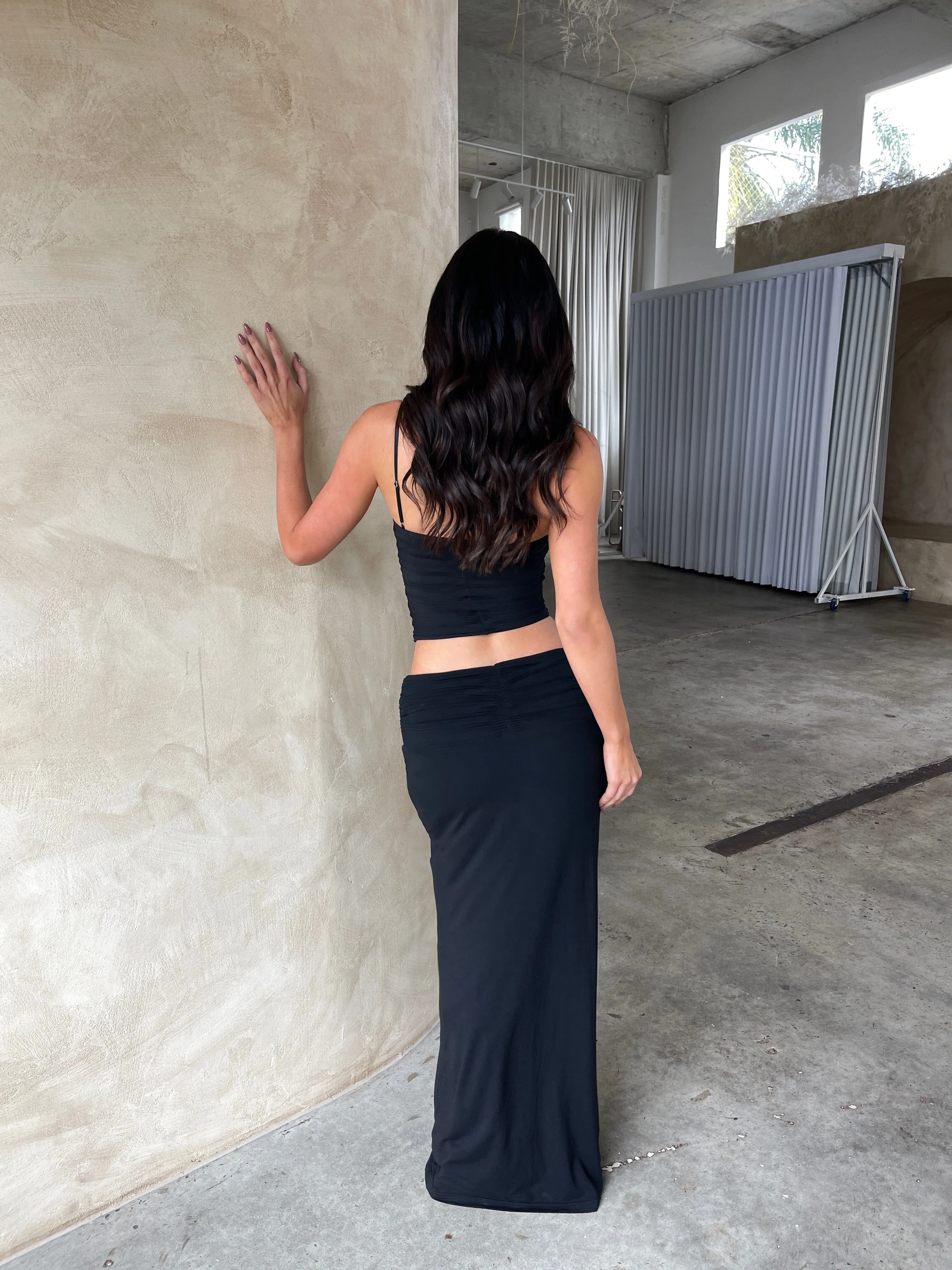 KAYLEE MAXI SKIRT BLACK sold by Outcast Clothing product image thumbnail 3